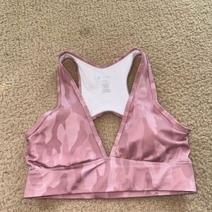 BuffBunny Pink Camo Sports Bra